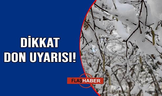 Sinop için zirai don uyarısı