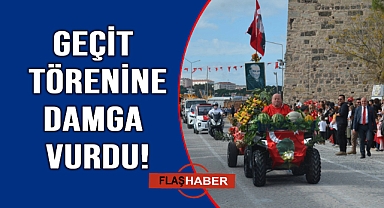 Sinop'ta geçit törenine damga vuran manav