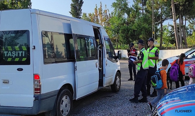 Sinop’ta okul servislerine sıkı denetim