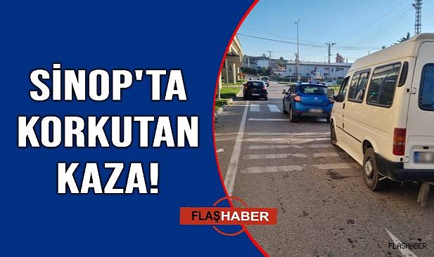 Sinop'ta trafik kazası