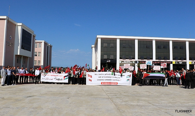 Sinop Üniversitesi Filistin için tek yürek oldu