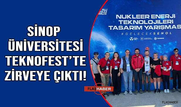 Sinop Üniversitesi takımları TEKNOFEST'te parladı