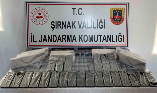 Şırnak'ta jandarma ekipleri 6 milyon 200 bin TL'lik kaçakçılığı önlendi