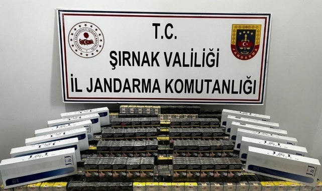 Şırnak'ta jandarma ekiplerinden kaçakçılara operasyon: 17 kişiye işlem yapıldı