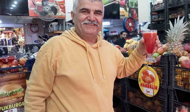 Soğuyan havalarla birlikte doğal meyve sularına talep arttı