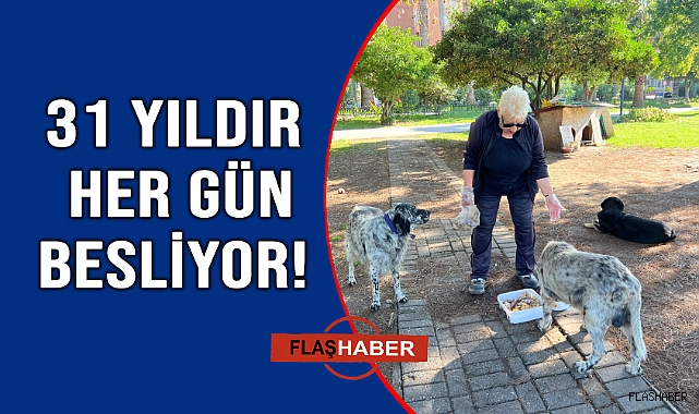Sokak hayvanları onun yolunu gözlüyor
