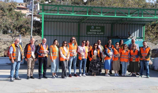Söke Belediyesi, Avrupa'dan gelen konuklara geri dönüşümü anlattı