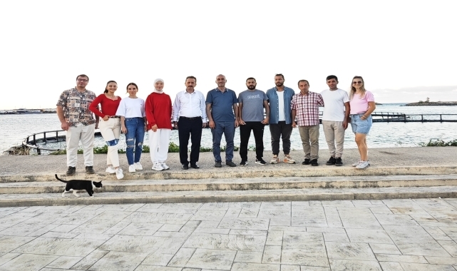 Sosyal medya içerik üreticileri Yakakent'in turistik yerlerini gezdi