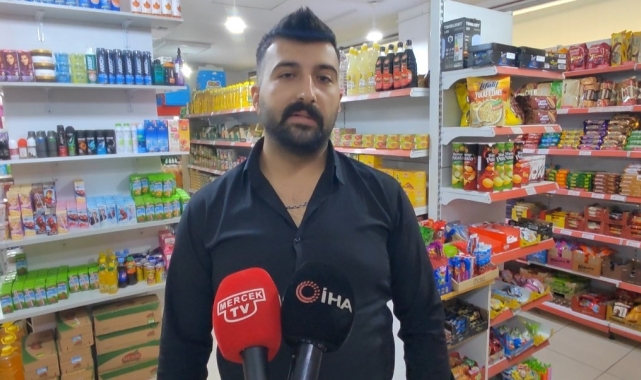 Sultangazi'de market hırsızlığı kamerada