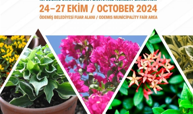 Süs bitkisi ve fidan üreticileri Ödemiş'te buluşuyor