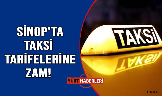 Taksi tarifelerine zam