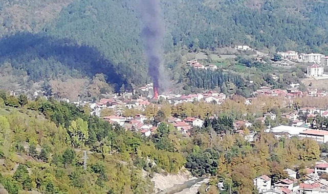 Tarihi camide yangın çıktı