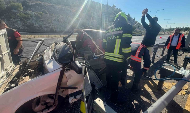 Tarsus'ta trafik kazası 1 yaralı