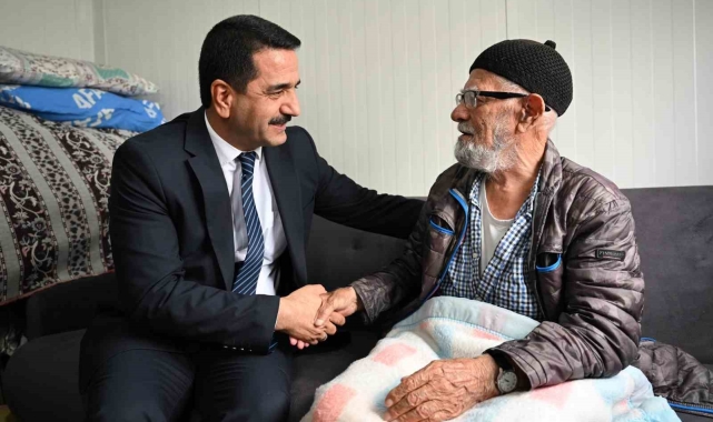 Taşkın, 107 yaşındaki Hamit Çiftlikle bir araya geldi
