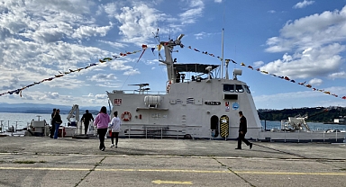 TCSG-72 Gemisi Sinop'ta ziyarete açıldı