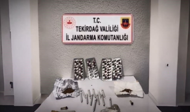 Tekirdağ'da Huzurlu Sokaklar operasyonunda uyuşturucu madde ele geçirildi