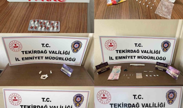 Tekirdağ'da uyuşturucu operasyonu: 3 gözaltı