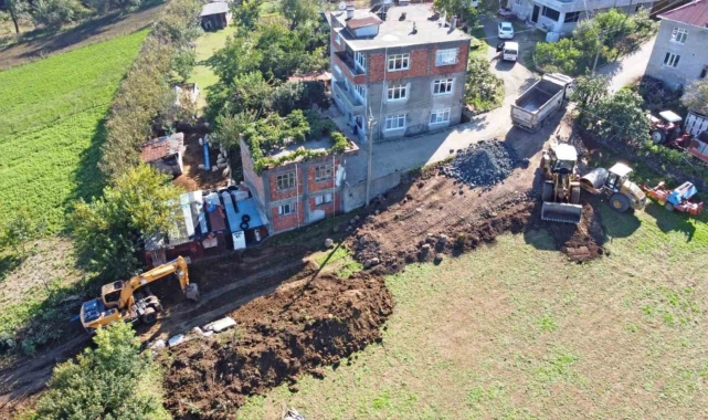 Tekkeköy'de doğalgaz sevinci