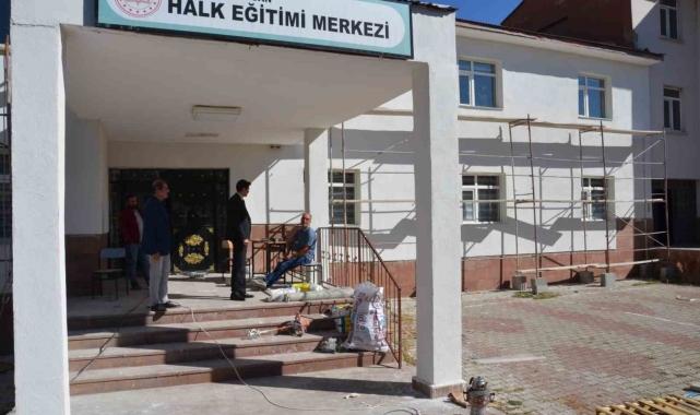 Tercan Halk Eğitim Merkezi yenileniyor