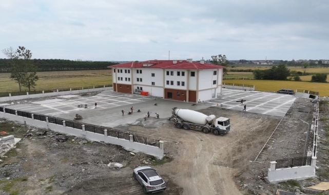 Terme'de yeni jandarma komutanlığı hizmet binası tamamlanıyor