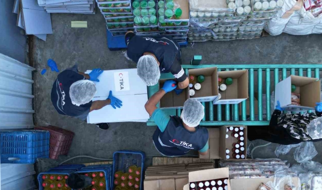 TİKA'dan Lübnan'a gıda ve hijyen malzemesi desteği