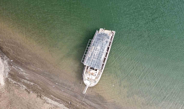 Tokat'ın 'Titanik'i kuraklıkla yeniden gün yüzüne çıktı