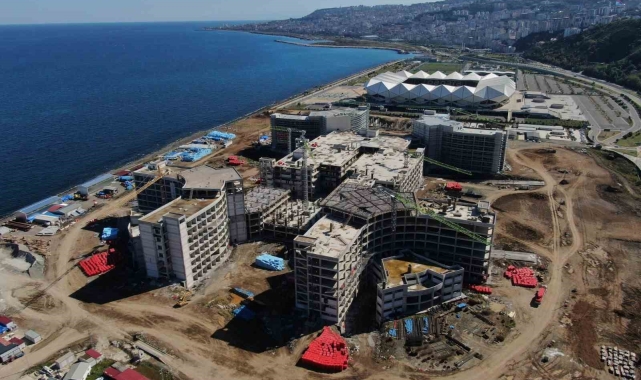 Trabzon Şehir Hastanesi inşaatının yüzde 50'si tamamlandı