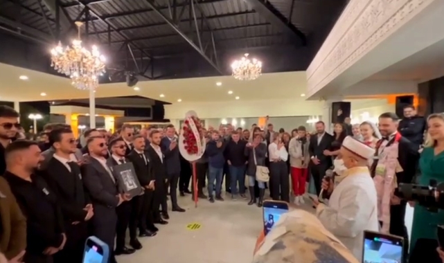 Trabzon'da böyle renkli düğün görülmedi
