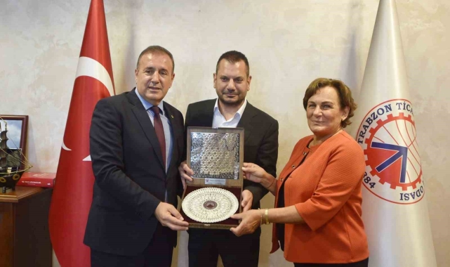 Trabzonspor Başkanı Ertuğrul Doğan'dan TTSO ve TTB'ye ziyaret