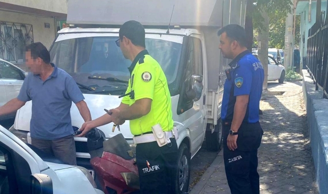 Turgutlu'da emniyet ve zabıtadan ortak denetim