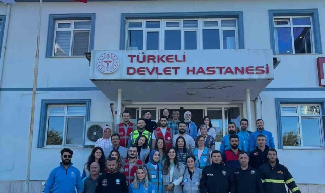 Türkeli Devlet Hastanesi'nde tatbikat