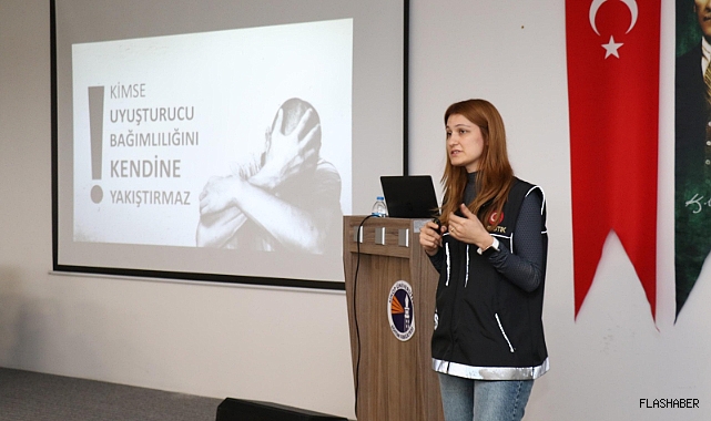 Üniversite öğrencilerine narkotik bilgilendirme