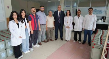 Üniversiteden 29 çeşit temizlik malzemesi