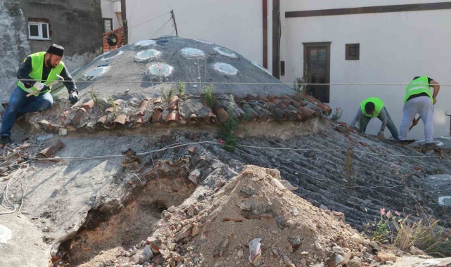 Ünye'de Tarihi Meydan Hamamı'nda çalışmalar başladı