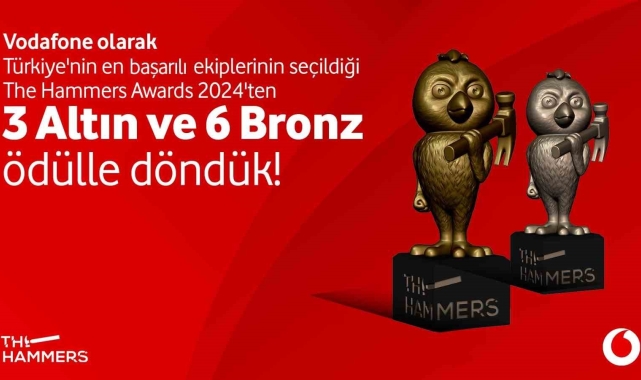 Vodafone'a The Hammers Awards'ta 9 ödül birden