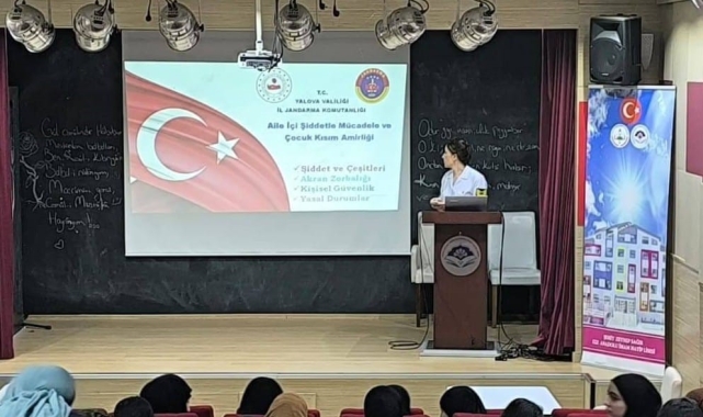 Yalova'da jandarmadan çocuk ve kadınlara yönelik eğitim