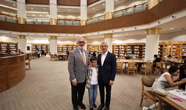 Yenişehirlioğlu'ndan Şahinbey Millet Kütüphanesine tam not