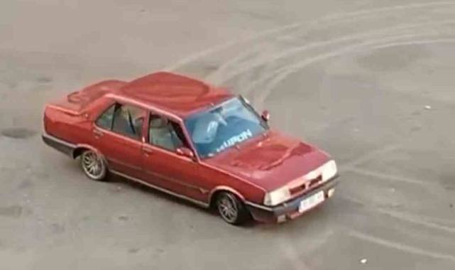 Yol ortasında dakikalarca drift atınca 33 bin lira ceza yedi, 2 ay ehliyetine el konuldu