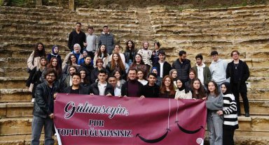 Zonguldaklı öğrenciler, antik kente hayran kaldı