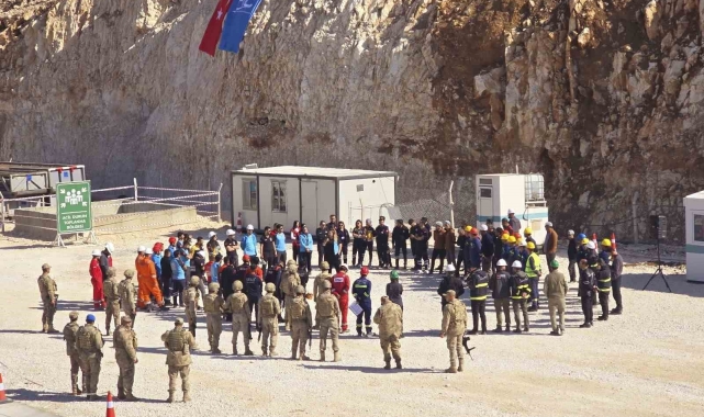 125 personel ile Gabar'daki petrol kuyularında tatbikat