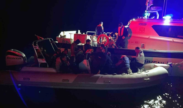 12'si çocuk 31 düzensiz göçmen ve bir göçmen kaçakçısı yakalandı
