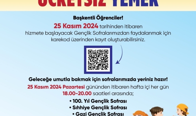 ABB'den öğrencilere ücretsiz yemek