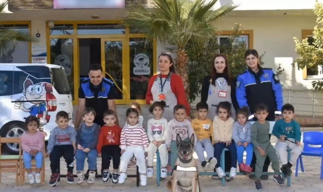 Adıyaman'da minik öğrencilere polislik mesleği tanıtıldı