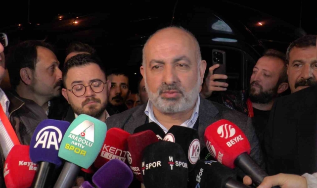 Ali Çamlı: "Kayserispor'u ortaya koyduğu karakter ve cesur futboldan dolayı tebrik ediyorum"