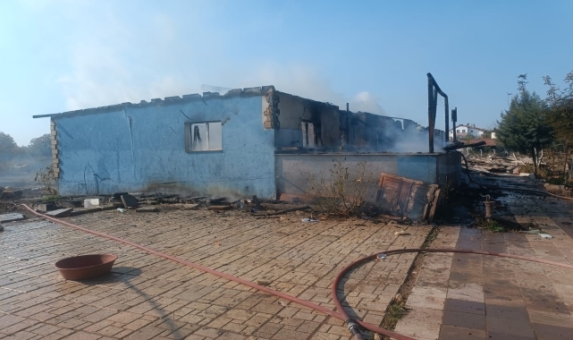 Amasya'da müstakil evde çıkan yangın söndürüldü