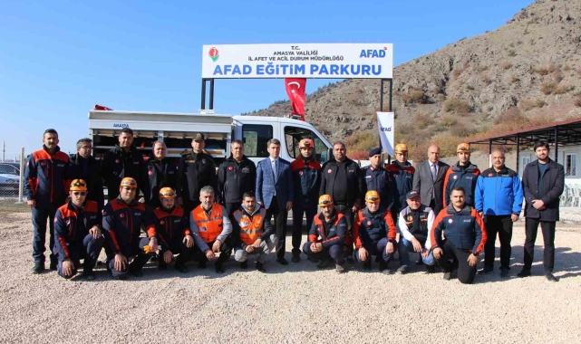 Amasya'da AFAD eğitim parkuru kuruldu