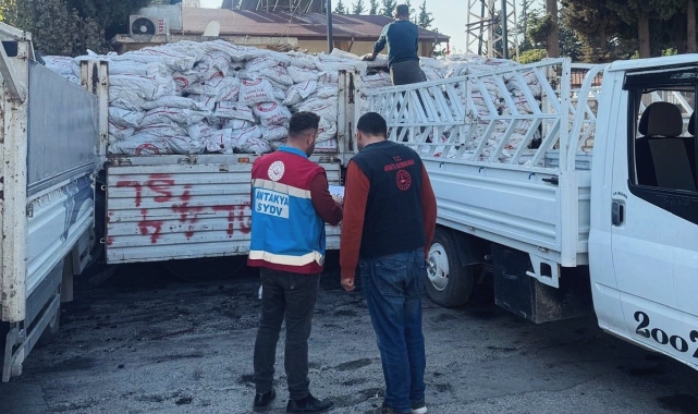 Antakya'da ihtiyaç sahibi 14 bin aileye kömür dağıtılacak