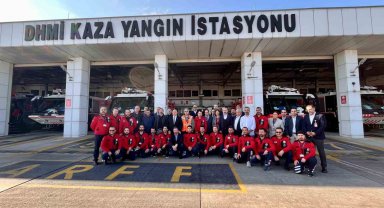 Antalya Havalimanındaki uçak kazasına müdahale eden ARRF ekibi ödüllendirildi