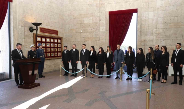 ANTGİAD üyeleri, Atatürk'ün 86. ölüm yıl dönümünde Anıtkabir'de