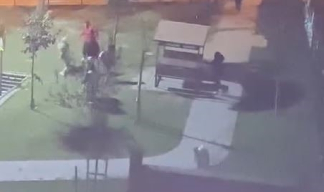 Arnavutköy'de kız kavgasında yumruklar havada uçuştu